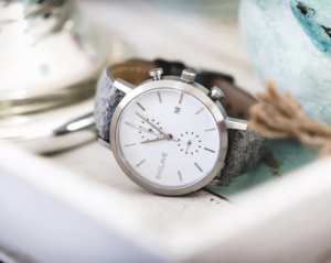 The Chrono - Silver / Grey Tweed