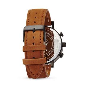 The Chrono - Gunmetal / Brown Suede