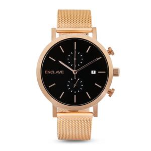 The Chrono - Rose Gold / Mesh